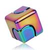 Square Magic Dice Metal Rotate Cube Fidget Spinner Anxiety Stress Relieve  Adhd Relaxing Cool Toys And Gadgets For Adults