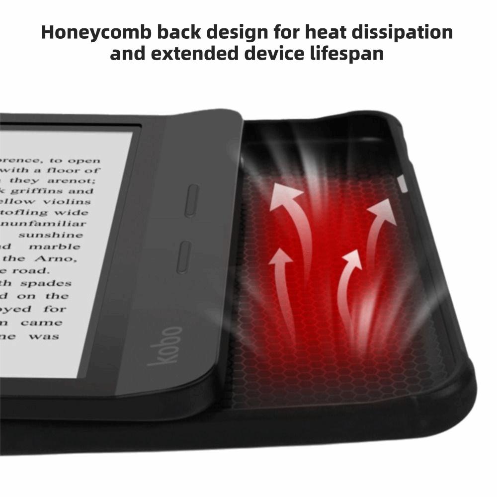 Auto Wake/Sleep E-Reader Case Acrylic Protective Shell Smart Cover for KOBO Libra Color/2