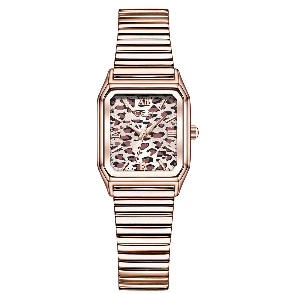 Simple Small Square Plate Alloy Women'S Watch Retro Roman Scale Quartz Watch Women'S Waterproof Watch