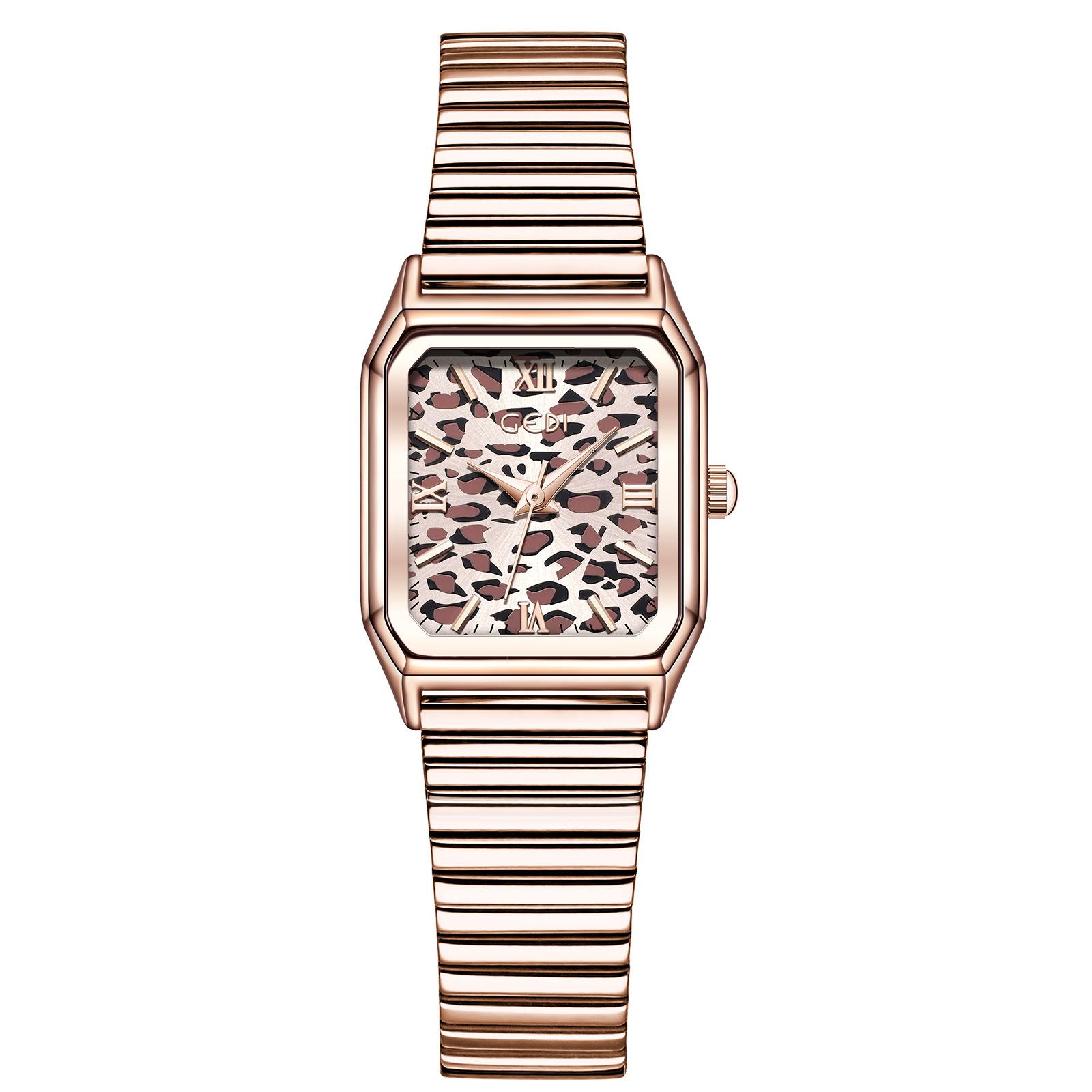 Simple Small Square Plate Alloy Women S Watch Retro Roman Scale Quartz Watch Women S Waterproof Watch