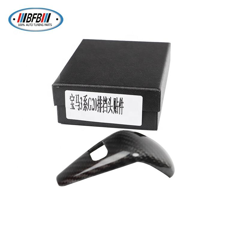 Carbon Fiber Gear Shift Knob Trim Cover for BMW 3 G20 G22 G28 G30 F40 F44 Z4