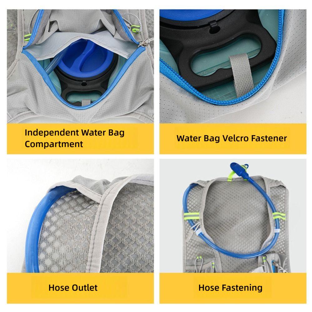 2L Marathon Hydrating Backpack Breathable Trail Running Backpack Water Vest  Marathon