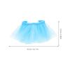 2Pcs Dog Tutu Skirt Pet Tulle Dress Stylish Princess Outfit Soft Breathable Fabric Easy Wear for Small Medium Large Pets