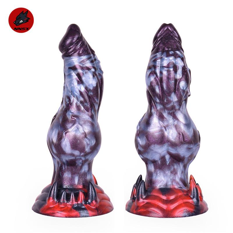 Realistic Canine Penis Dildo - Animal-Shaped Anal Plug for Women, Fantasy Adult Toy with Lifelike Texture, Adult Sex Toys