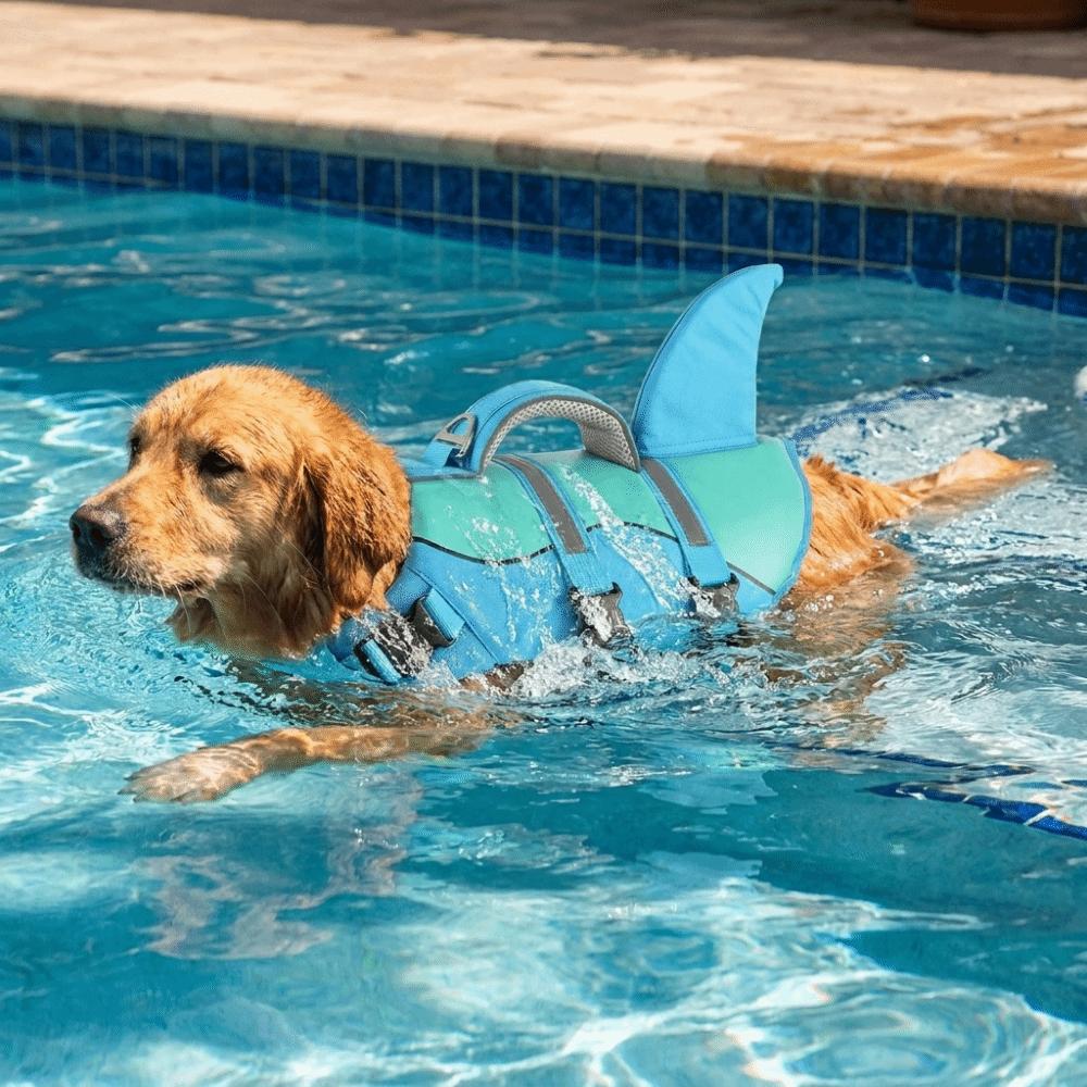 Adjustable Dog Swimming Vest High Buoyancy Dog Surfing Clothes Pet Buoyancy Suit Water Sports