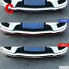 2.5M Car Bumper Protector Front Lip Carbon Fiber Rubber Car Bumper Lip Mouldings Splitter Chin Body Kits Spoiler Auto