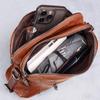 Retro Fashion Women's Leather Bags Compact One-shoulder Messenger Meniscus Bags Classic and Versatile Messenger Bag