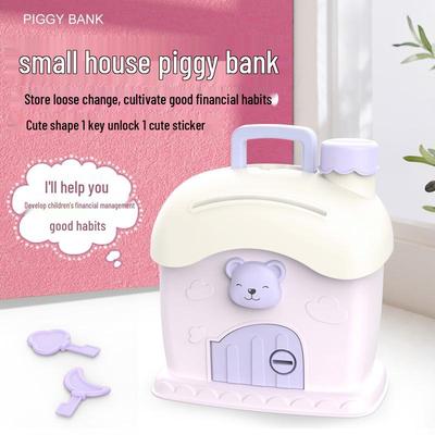 2025 Mushroom House DIY Money Box for Kids – Save & Withdraw Savings