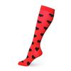 Compression Women Men Stockings Popular Love Pattern Stripe Lattice Star Compress Socks Running Sports Elastic Pressure
