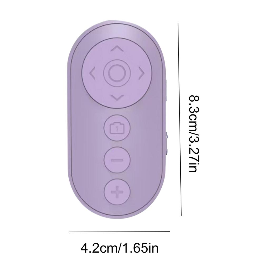 BT Camera Remote Shutter Smartphone Remote Clicker Wireless Video Scrolling Remote for Photo and Vlogging