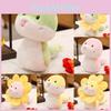 Adorable Sunflower Plush Toy Snake Year Of The Snake Zodiac Mascot Gift For Weddings And Company Events