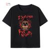 Camiseta infantil unissex FNAF At Freddys meninos meninas Casual Gola O Manga Curta Caimento Elástico Perfeita para a Primavera de 2026 Uso Diário