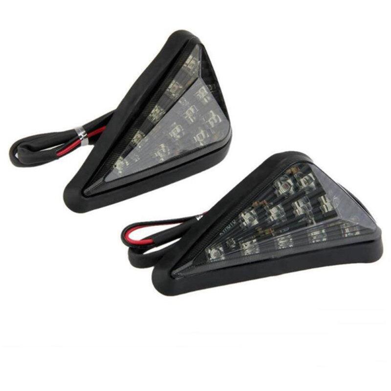 Smoke Triangle Flush Mount LED Turn Signals Blinker