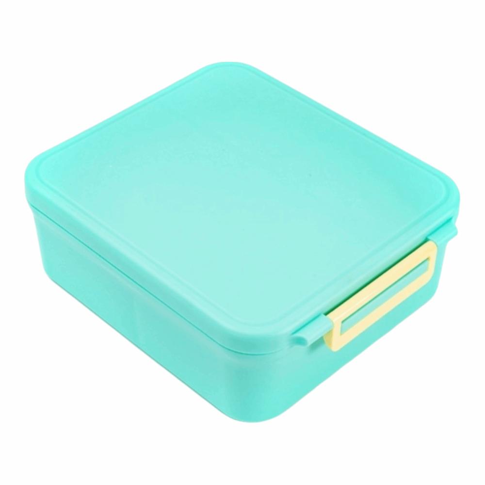 

1700ml Children Lunch Box Divided Storage Box Portable Lunch Box Outdoor Picnic Green