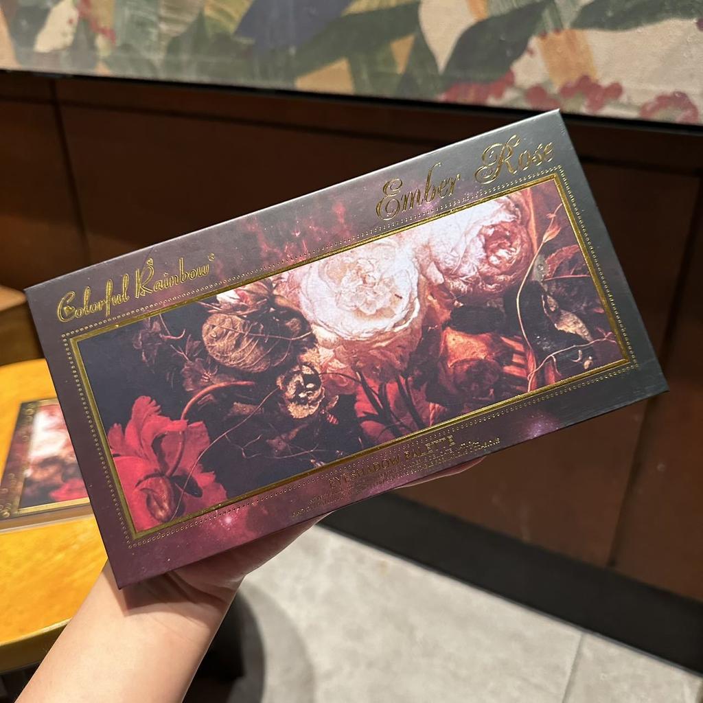 Ретро-трояндовий олійний малюнок, 32-кольорова палітра тіней для повік, перламутрові, матові, водостійкі