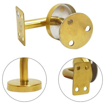 Suporte para corrimão de escada dourado Suporte para corrimão de escada dourado