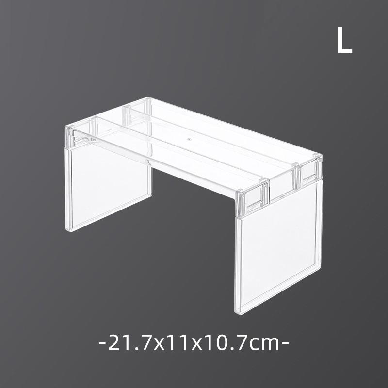 

Стеллаж для хранения Прозрачный многослойный Фрукты Овощи Экономия места Полка для холодильника 21.7*11*10.7cm