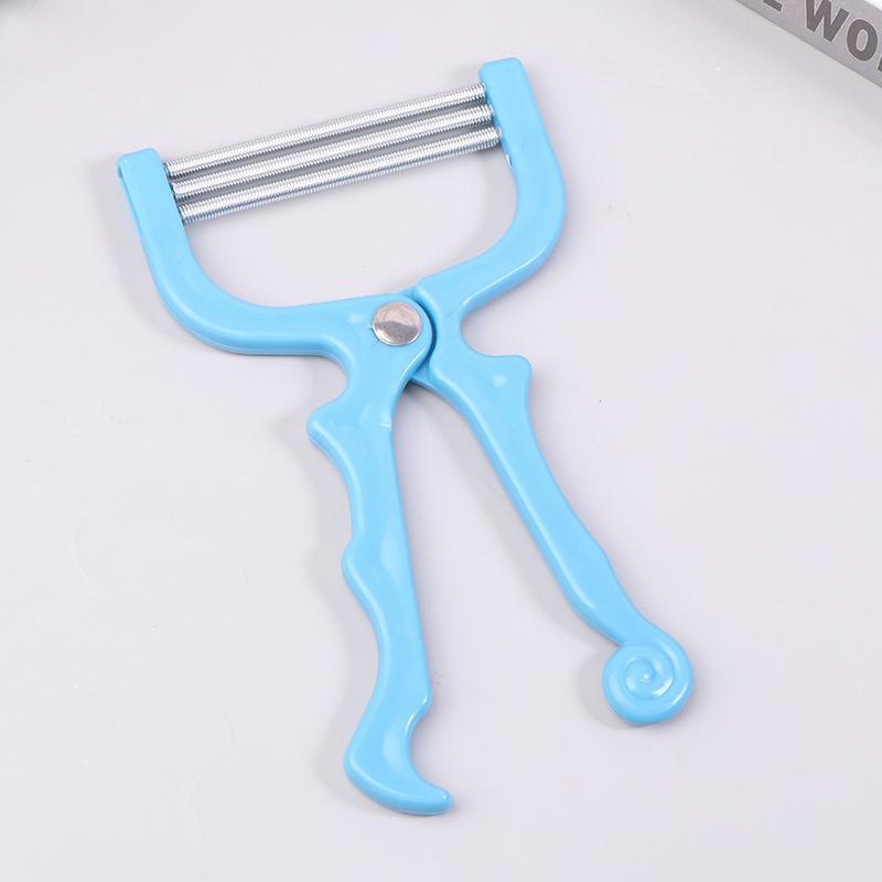 

Женский эпилятор Мини удалитель волос на лице Безопасный ручной пружинный эпилятор для лица синий