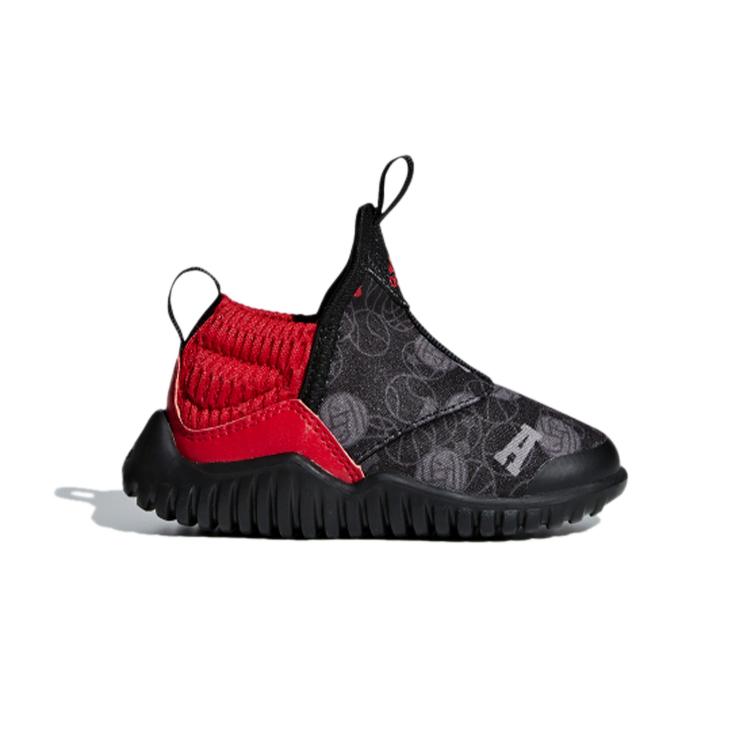 adidas Rapidazen I Abrasion Resistant Low Top Toddler Shoes Black Red Infant And Toddler G28456