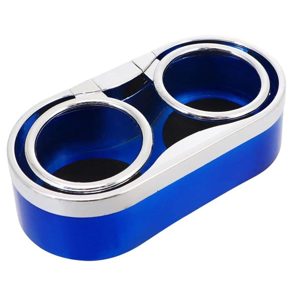 TOMMYFIELD Drink Holder, Car 2 Cups, Cup Holder, Compatible with Paper Bags, Multi Cups (Blue)