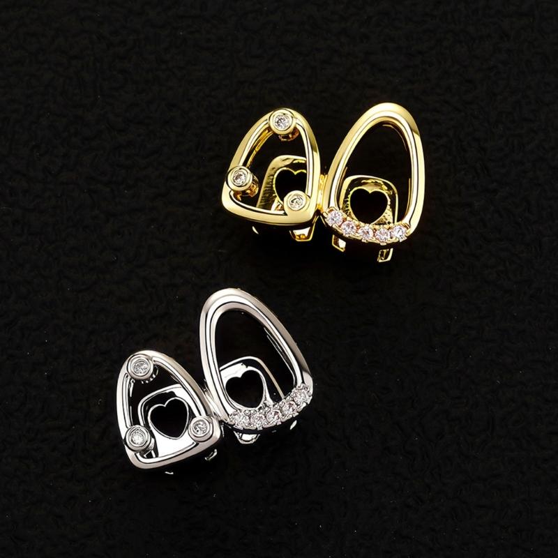 Fashion Dental Jewelry Featuring Zirconia In Hip Hop Designs For Trendy Event