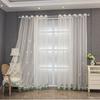 Embroidery Embroidery Hollow Transparent Curtains Pastoral Garden Bedroom Living Room Dining Room Curtains