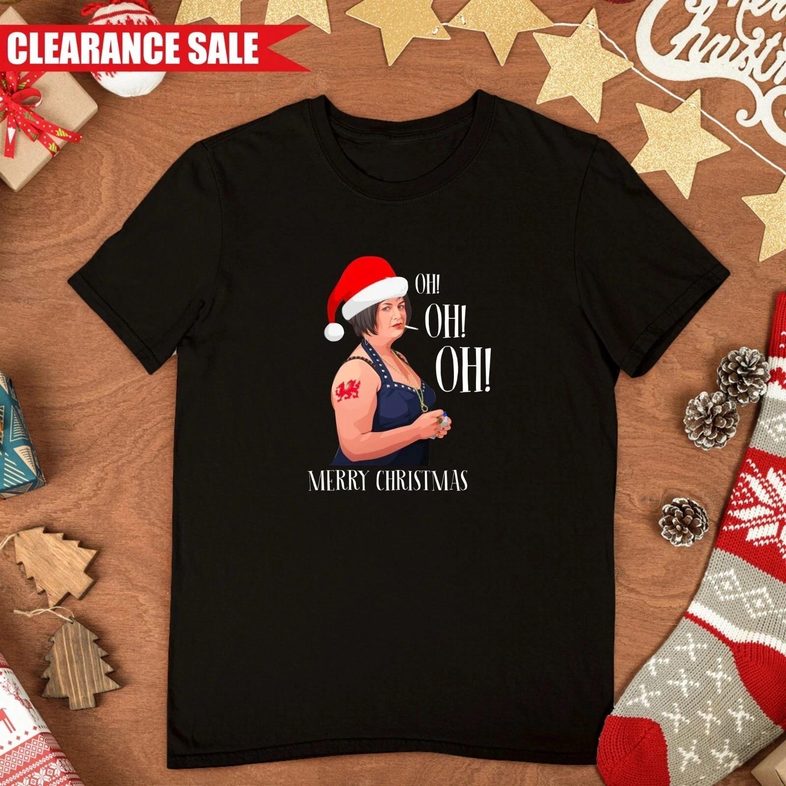 Oh Oh Oh Nessa Merry Christmas T Shirt Size S-4XL 4XL