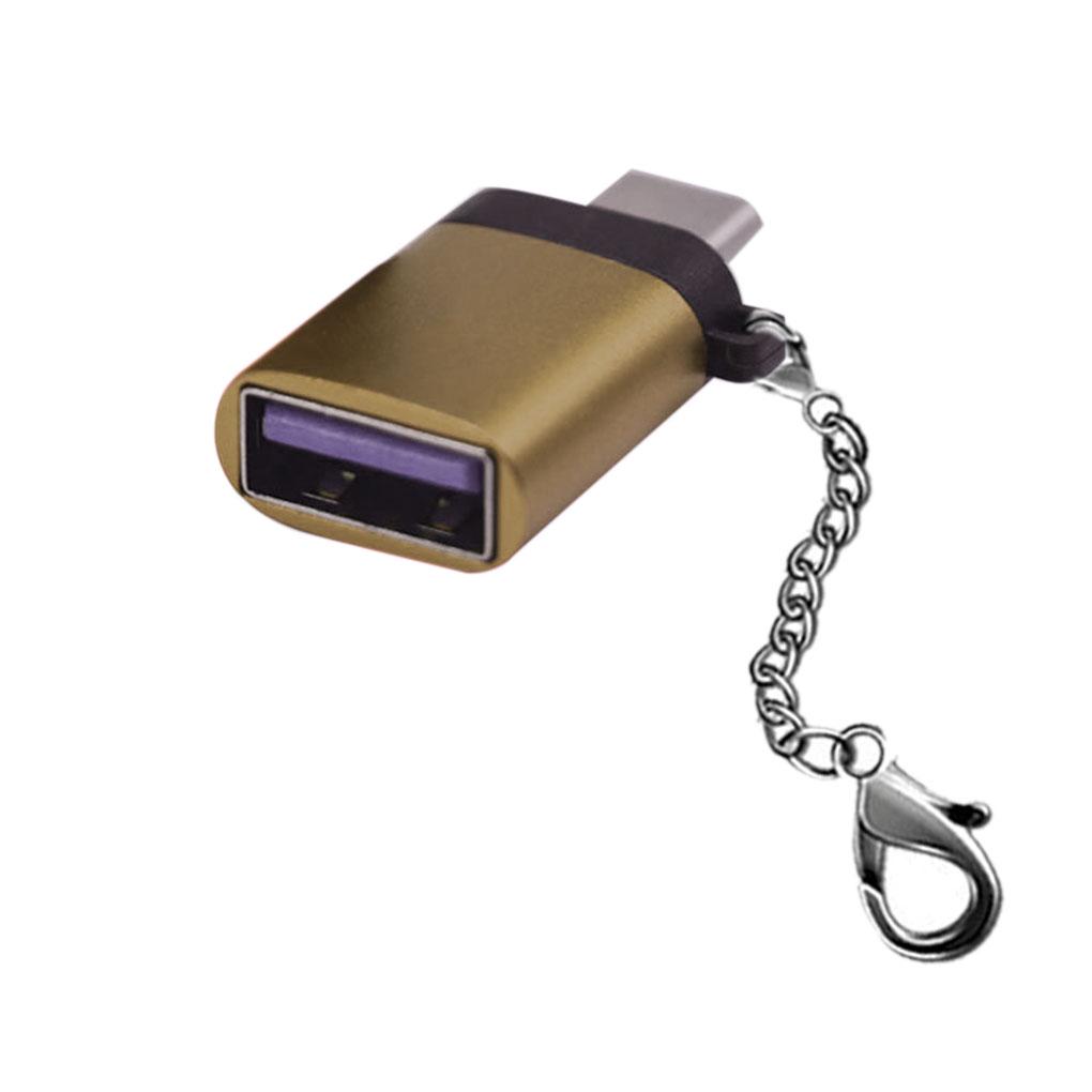 USB C Adapter Multipurpose Portable Type C to USBA Connector For Laptops Chargers Device Portable