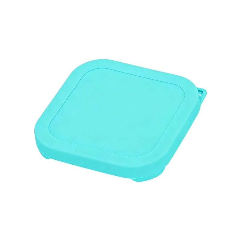 Food Grade Silicone Covers For Leftovers And Meal Preparation Replacement Lids for Square Glass Bowls Containers