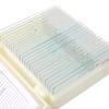 25PCS Set Biological Glass Sample Prepared Basic Animal Plants Insects Tissues Science Specimen Cover Slips Portable