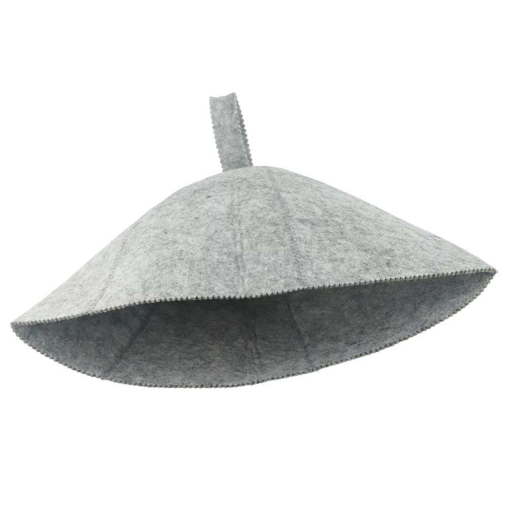 Adjustable Sauna Hat Thermal Protection Felt Sauna Cap Relaxation Gear Sauna Cap Home Sauna