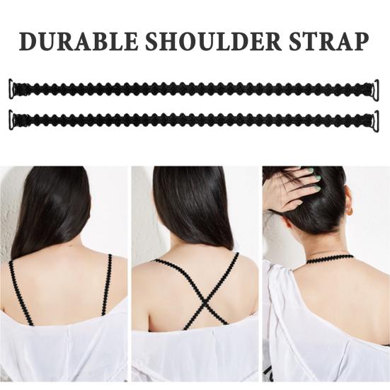1 Pair Women Shoulder Strap Adjustable Sexy Lace Bra Chain Shoulder Chain Replacement