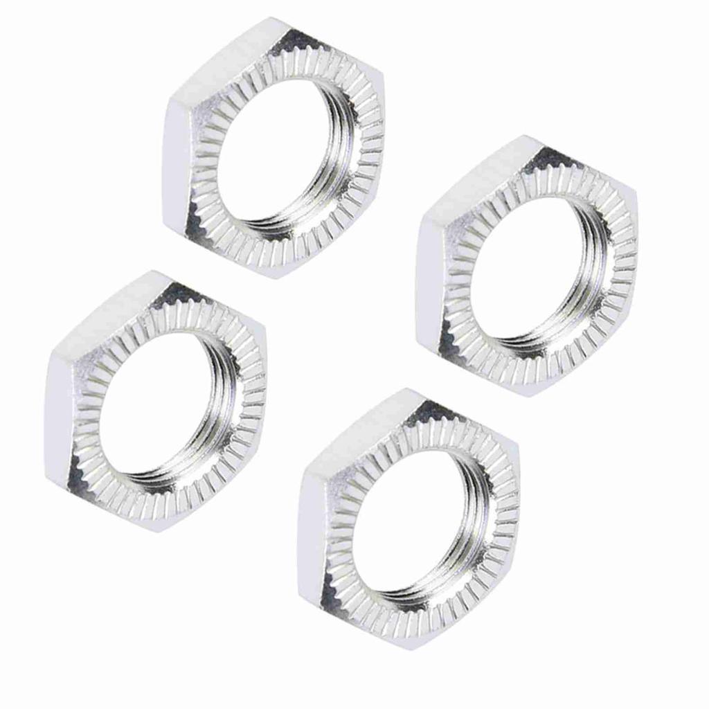 Aluminum Alloy Wheel Nuts 17mm Spanner for 1Celsius8 RC Car Accessory (Silver)