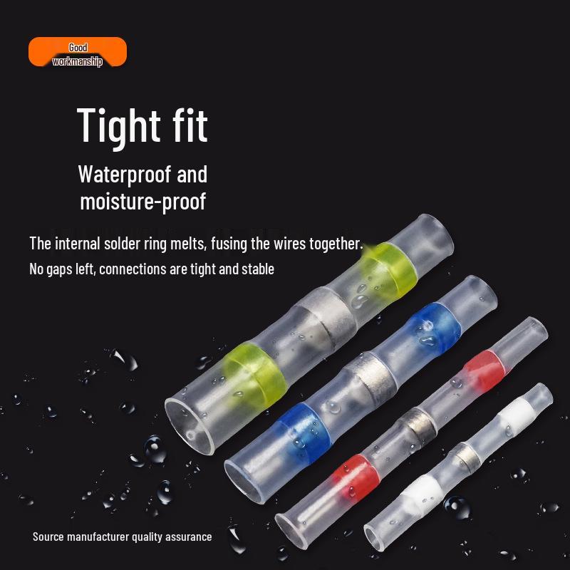 Wiring Artifact: No-Weld Solder Ring Heat Shrink Tube Insulation Sleeve Waterproof Wire Connector