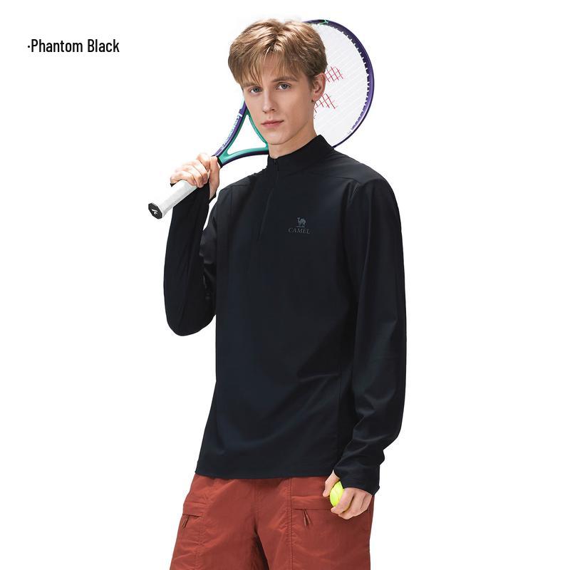 Camel Men's Long-Sleeve Quick-Dry UV Protection T-Shirt