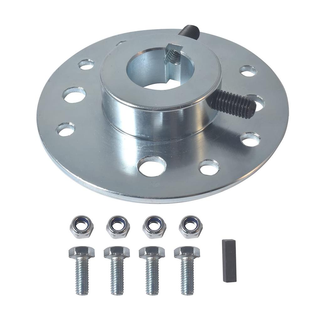 Steel Sprocket Hub for Go Kart 3/4" Bore & 3/16" Keyway for Mini Bike 212cc 196cc 6.5hp Dune Buggies Drift Trike Heavy Duty Go Kart Cart with