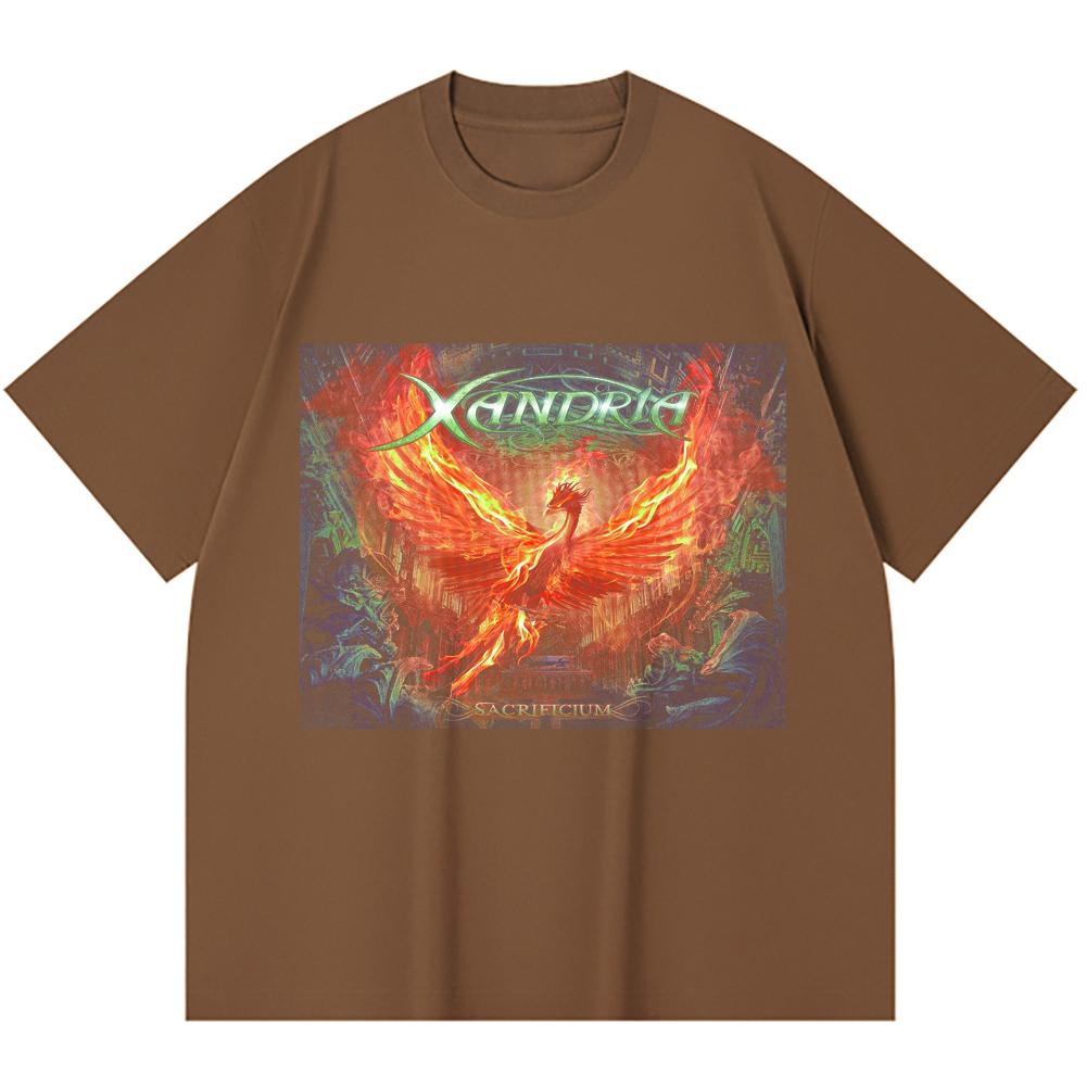 230 Gsm 100% Cotton Heavy Metal T-Shirt  Rock Band Popular Music Print Unisex Heavy Cotton T Shirt
