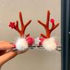 Fumade Christmas Deer Antler Hair Clip Set