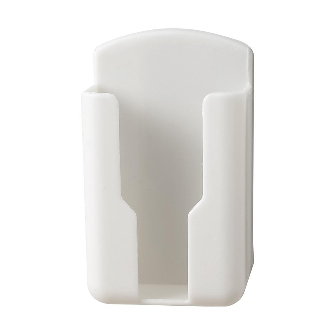 Pp Plastic Holder Strong Compression No Drill Organizer Remote Control Holder  Single Compartment Storage For Bedroom Tv