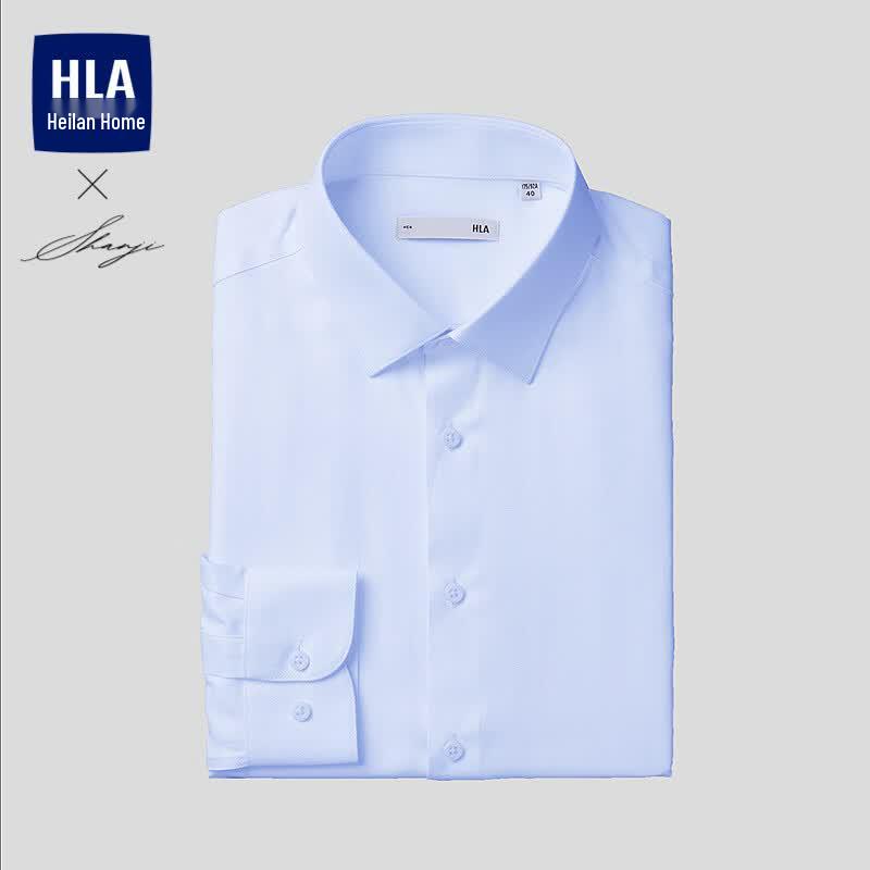 HLA Men s Business Casual Long Sleeve Shirt 44