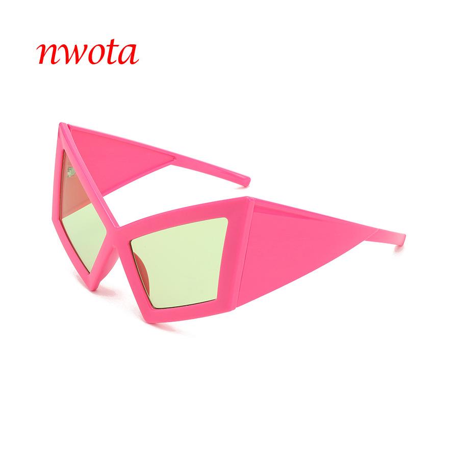 New Fashion Oversized Cat-Eye Glasses for Women and Men High-End Hip-Hop Style Eyewear Versatile Daily Trendy Accessory