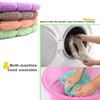 Washable Toilet Seat Cover – Stretchable Cushion Pad for Bathroom, Reusable Washable Soft Mat, Universal Fit Cold Weather