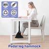 Removable Pad Plane Leg Rest Adjustable Strap Leg Comfort Mat Airplane Foot Hammock  Outdoor