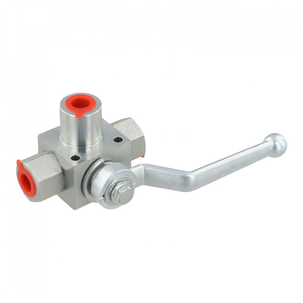 3 Way Ball Valve Manual Control for High Pressure Fluid Systems Up To 7250 PSI