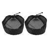 2PCS Duct Filter Vent Cover Waterproof Drawstring Design Plant Grow Tent Vent Mesh Cover
