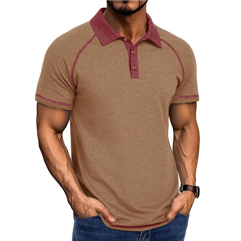 Summer Men's Polo Shirt Fashion Casual Short Sleeve Polos for Men