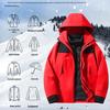 Teen Outdoor Colorblock 3-in-1 Waterproof Windbreaker with Detachable Hood