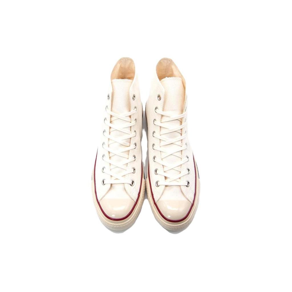 Converse All Star Minimalist Style Abrasion Resistant Breathable High top Canvas Shoes Unisex White 1SD285