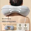 Inflatable U-Shape Travel Neck Pillow - Portable Airplane, Train, Car Support Pillow