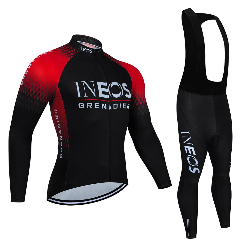 2026 Ineos Grenadier Conjunto de Maillot de Ciclismo de Otoño Manga Larga Secado Rápido Ropa de Bicicleta MTB Maillot Ropa Ciclismo Bicicleta de Carretera Ropa Deportiva